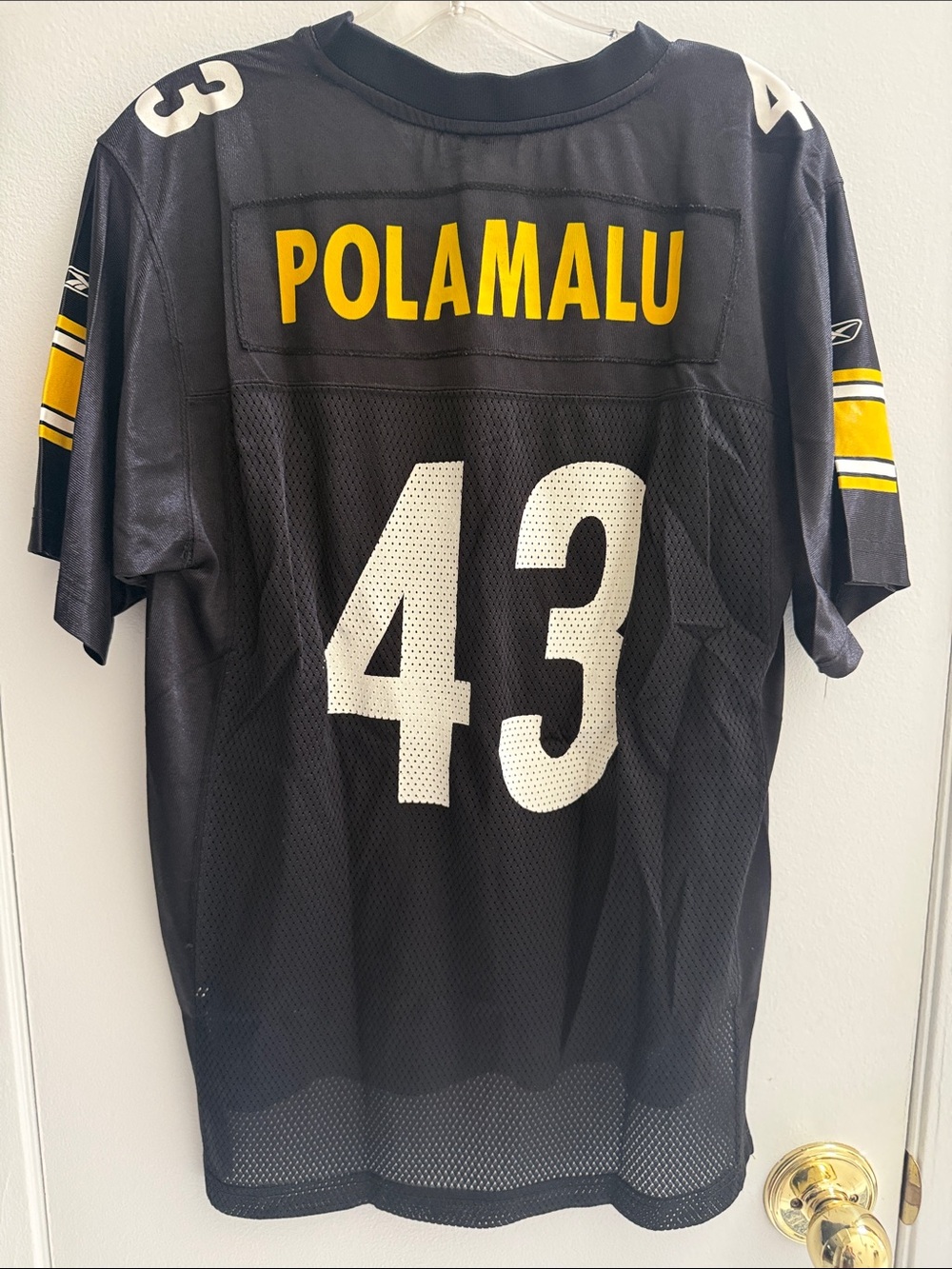 Steelers XL Super Bowl Troy Polamalu #43 Football Jersey